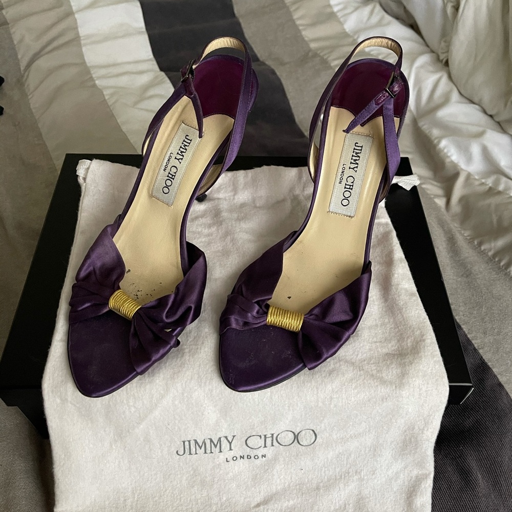 Jimmy Choo purple heels